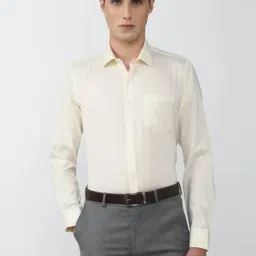 Van Heusen Yellow Cotton Slim Fit Shirt-image-33