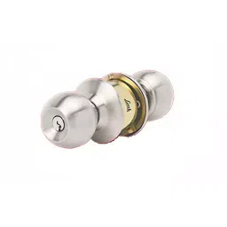 Link KNOB-SET-BK-SS Stainless Steel 1 Lock Knob Set ( Without Key ) image 1