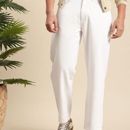 Mast & Harbour Men Relaxed Fit High-Rise Jeans-image-68