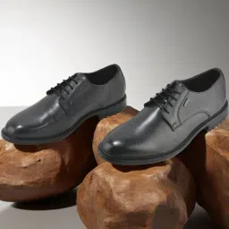 Woodland Mens Black Derby Shoes-image-38
