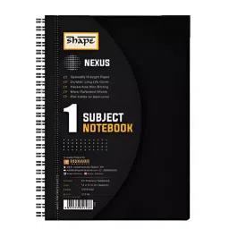 Shape Nexus Single Subject Note Book A4 (29.3 x 20.7 cm) 160 Page, 7701-image-19