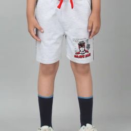 Cantabil Boys Grey Printed Bermuda-image-30