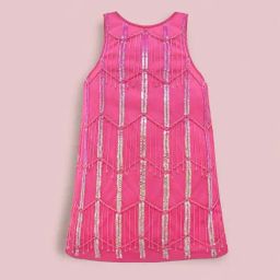 Cherry Crumble By Nitt Hyman Girls Pink Polyester Embellished Dress-image-55