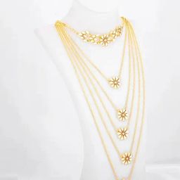 GIVA 925 Silver Laung Da Lashkara Layered Necklace for Women-image-21