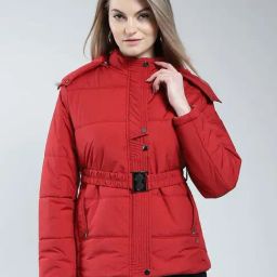 Monte Carlo Maroon Regular Fit Jacket-image-56