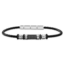 Cerruti 1881 Men Classic Black Bracelet-image-24