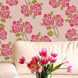 Kayra Decor Rose 16x24 Inch Wall Design Stencil Painting KHS354-image-94