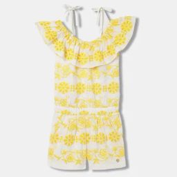 Blue Giraffe Kids White Jumpsuit-image-26