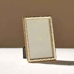 Pure Home and Living Gold Metal Hammered Small Photo Frame-picture-33
