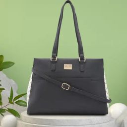 Caprese Faux Leather Black Women Stachel Handbag-image-62