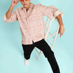 Bene Kleed Men Opaque Printed Casual Shirt-image-86