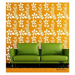 Kayra Decor Floral 16x24 Inch Wall Design Stencil Painting KHS436-image-75