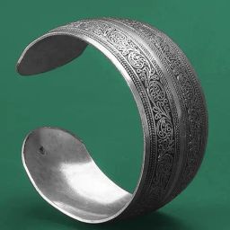 Peora Silver Plated Cuff Style Bracelet Kada Fashion Occasion Jewellery for Women & Girls-image-62