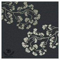 Kayra Decor Leaves 24x40 Inch Wall Design Stencil Painting KDS36044-image-43