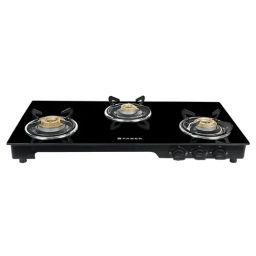 Faber Glass Top 3 Burner Gas Stove with Jumbo Burner, Powder Coated Pan Support (Black)-image-15
