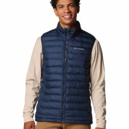 Columbia Mens Navy Blue Omni-Heat Reflective Powder Lite II Vest Vest-image-10