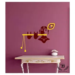 Kayra Decor Krishna 16x24 Inch Wall Design Stencil Painting KHS373-image-95