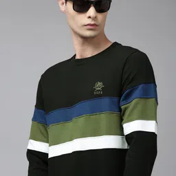 U.S. Polo Assn. Men Black Striped Sweatshirt-picture-31