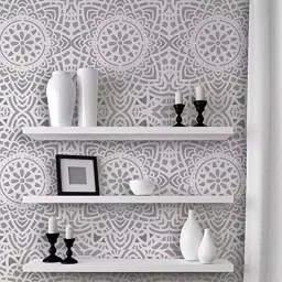 Kayra Decor Rangoli 24x40 Inch Wall Design Stencil Painting KDS36058-image-9