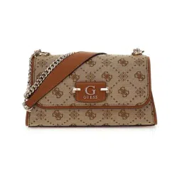 Guess Latte Neda Logo Cross Body Bag-picture-9