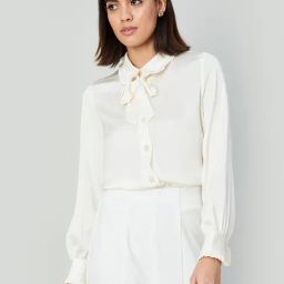 Code by Lifestyle Cream Regular Fit Top-image-8