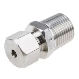 RS PRO In-Line Thermocouple Compression Fitting for Thermocouple 1/2 NPT 4.5 mm Probe, 1235577-29