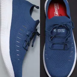 Asian Men's Green Running Shoes-image-75