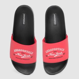 Aeropostale Men Brand Logo Printed Sliders-48