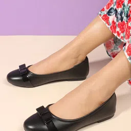 Carlton London Women Ballerinas With Bows-image-80