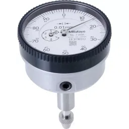 Mitutoyo Compact Type Dial Indicator 1 mm Range 0.01 mm Accuracy, 1960A-26