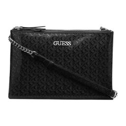Guess Black Tidewood Logo Cross Body Bag-image-76