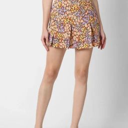 VASTRADO Multicolored Floral Printed Skirts-image-0