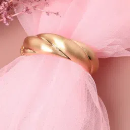 Sohi Twisted Bangle Golden Bracelet-image-43