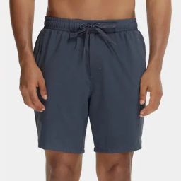 Jockey MV20 Grey Microfiber Elastane Stretch Shorts with Stay Fresh Treatment-image-76