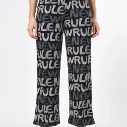 Ajile by Pantaloons Black Cotton Printed Pants-image-33