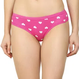 samvar New stylish Pink Cotton Hipster Multicolor Panties Pack of 1-picture-32