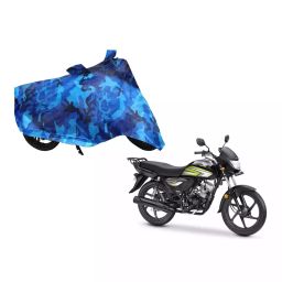 Auto Pearl Waterproof Two Wheeler Cover For Honda CD 110 Dream (Blue)-image-34