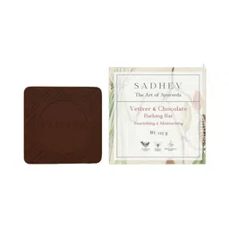 SADHEV The Art Of Ayurveda Vetiver & Chocolate Bathing Bar For Moisturizing - 125g-picture-13
