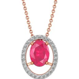 Joyalukkas 18k (750) Purity Rose Gold Scarlet Harmony Diamond Pendant-image-92