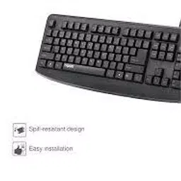 Rapoo Wired Keyboard (Black)Nk2500 Keyboard-11