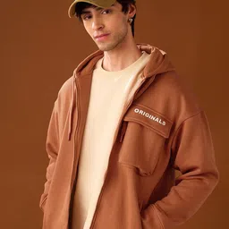The Souled Store Men Hooded Front-Open Sweatshirt-picture-48
