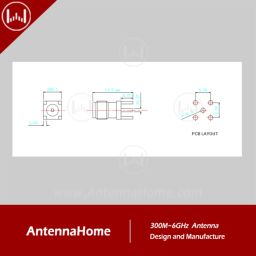 AntennaHome AHCG.201 SMA-K Q4 DIP RF Connector High-Performance SMA-K Connector - RS7360AntennaHome AHCG.201 SMA-K Q4 DIP RF Connector High-Performance SMA-K Connector - RS7360 image 2