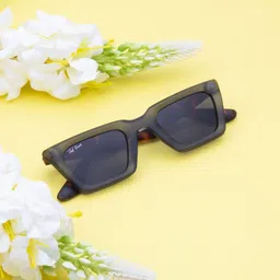 Ted Smith Unisex Cateye Sunglasses with UV Protected Lens DRACO2.0_C3-GREY-48