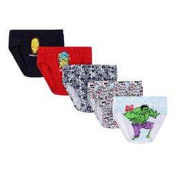 Bodycare Kids Boys Pack of 5 Avengers Assorted Cotton Basic Briefs KIA9406A-PK001-image-91
