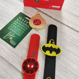 EL REGALO Pack of 2 Red and Black Rakhi Gift Set-9