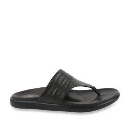 MediFeet Men's Dashey Black Thong Sandals-image-87