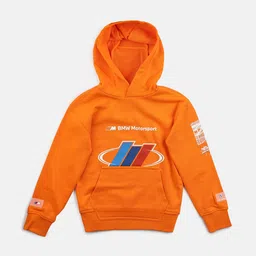 'Puma Kids Orange BMW M Motorsport Street Hoodie-picture-26