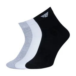 Red Tape Multicolor Ankle Length Socks - Set of 3-image-78