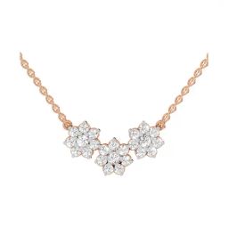 Sparkles Lab Grown Diamond 14k (585) Rose Gold Pendant for Women-image-29