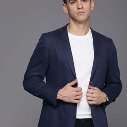 Louis Philippe Sport Super Slim Fit Pure Cotton Single-Breasted Smart Casual Blazer-picture-41